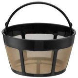 GoldTone Reusable 8-12 Cup Basket Coffee Filter, Screen Bottom Basket - fits Hamilton Beach, Cuisinart Makers - BPA Free. - brassknucklecoffee.myshopify.com - [variant_title]