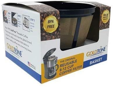 GoldTone Brand Reusable No.4 Cone Filter replaces Black+Decker No.4 Cone  Coffee Filter and Permanent Black & Decker Coffee Filter for Black and  Decker