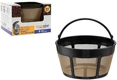 Reusable Single Serve Brew Coffee Basket Scoop,Gold Coffee Filters  Replacement Compatible with Hamilton Beach 2-Way Coffee Makers 49980A,  49980Z