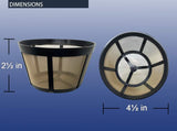 GoldTone Reusable 8-12 Cup Basket Coffee Filter, Bunn Basket - fits Bunn Makers - BPA Free. - brassknucklecoffee.myshopify.com - [variant_title]