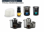 (6) GoldTone Resin Ion Exchange Water Filters - Fits Keurig, Breville Coffee Makers